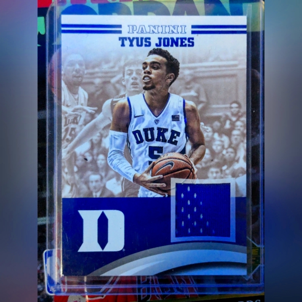 2015 Panini Duke Team Collection Tyus Jones Rookie Jersey Patch